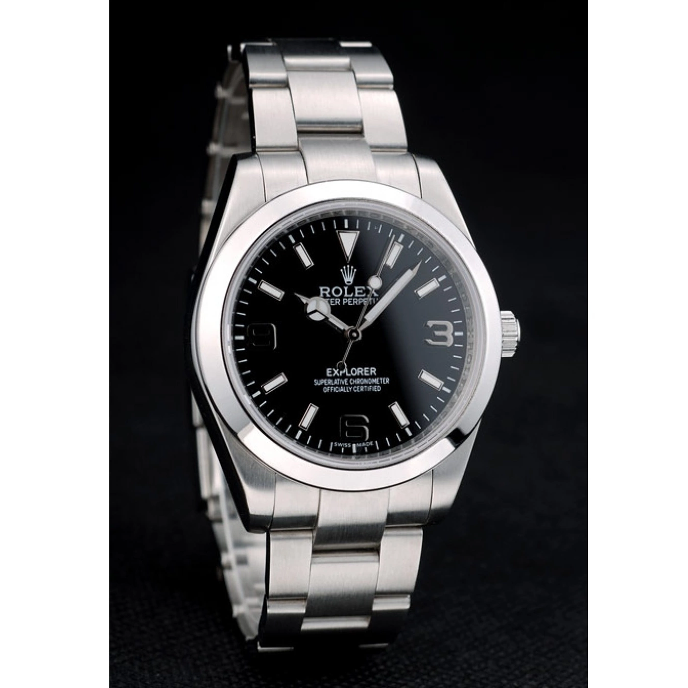 Good Copy Rolex Watches Rolex Stainless Explorer Black Bezel 41984 Steel Dial 0819